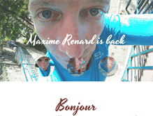 Tablet Screenshot of maxime-renard.fr